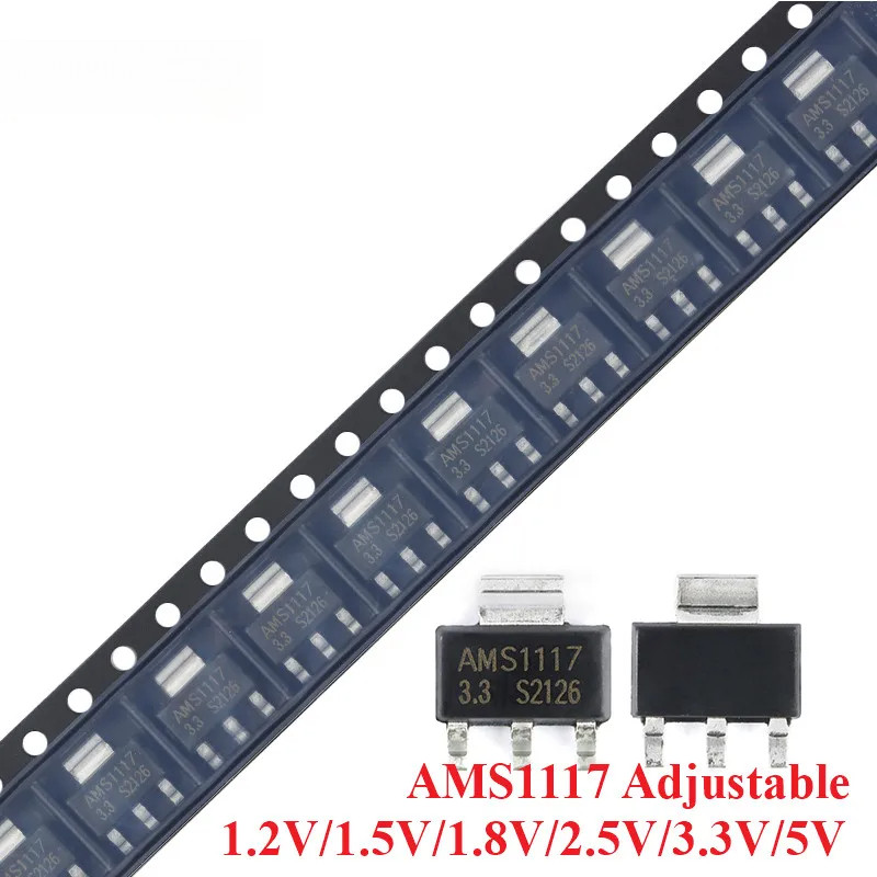 10 CÁI / lô AMS1117 series AMS1117-3.3V AMS1117-ADJ AMS1117-1.8V AMS1117-1.2V AMS1117-5.0V AMS1117-2