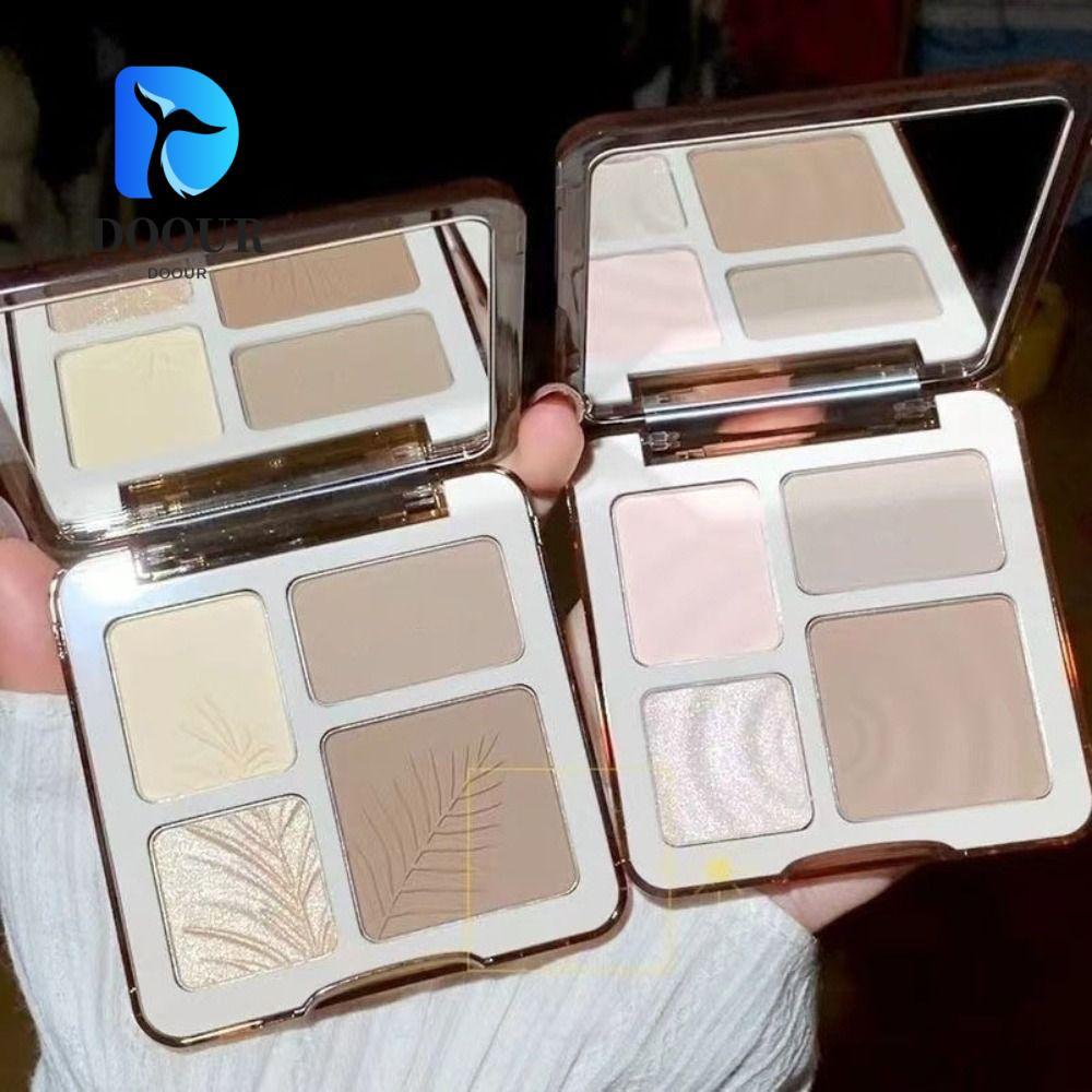 DOOUR Face Shading Bronzer Makeup Face Contouring Grooming Powder