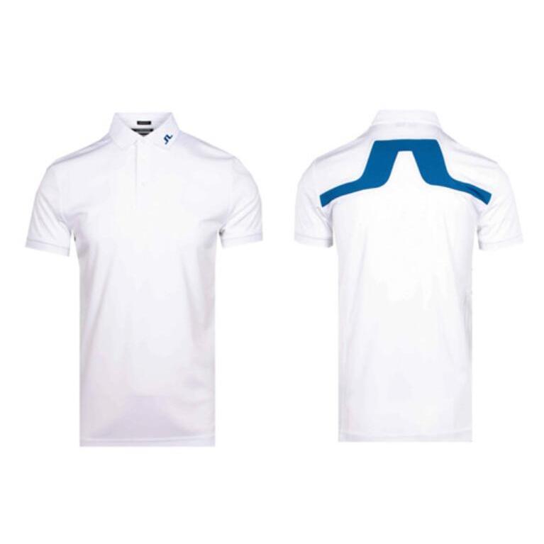 JLindeberg Áo Polo Nam Nữ, Thiết Kế Cổ Điển Tay Ngắn, In Logo