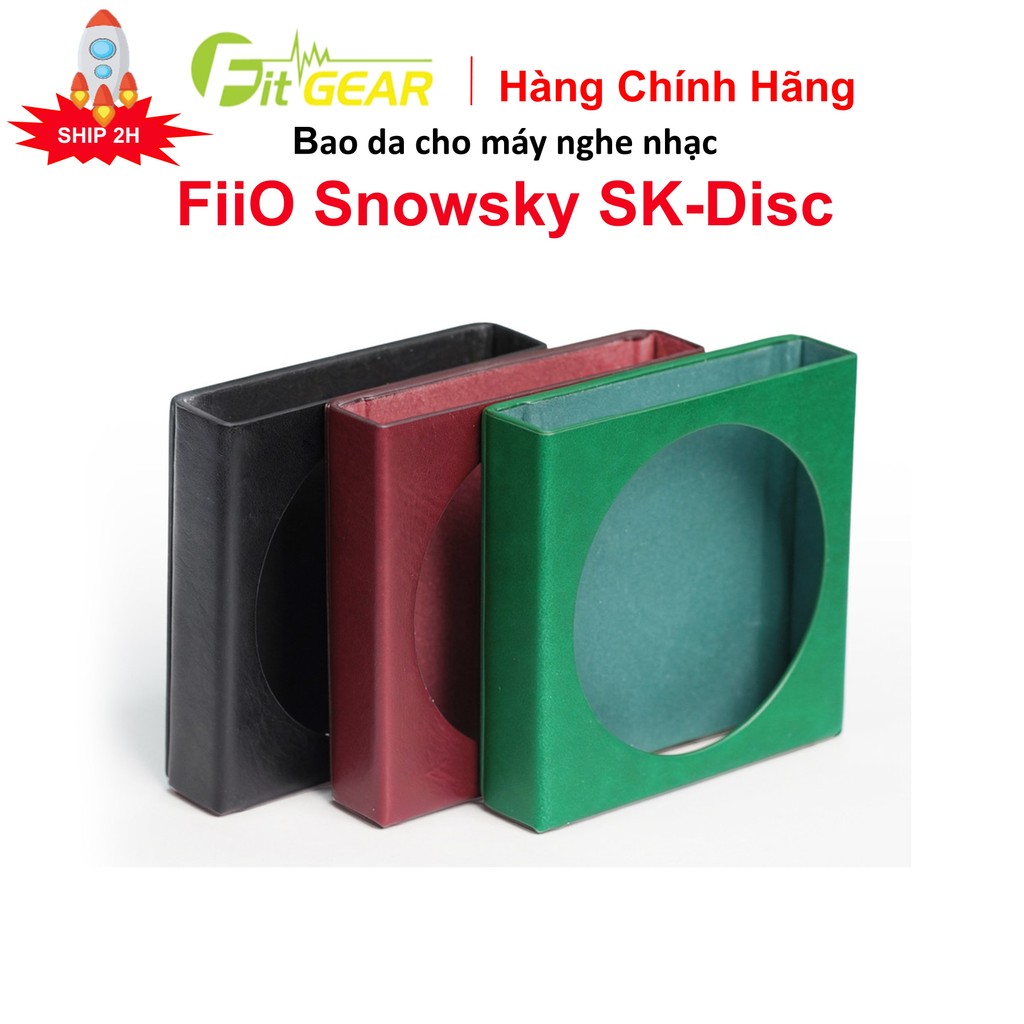 Bao Da FiiO Snowsky SK-Disc Cho Máy Nghe Nhạc FiiO Snowsky Disc Chính Hãng