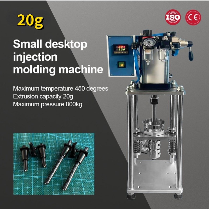 20g Vertical Injection Molding Machine 220V/110V Desktop Polymer Plastic Injection Molding Machine U