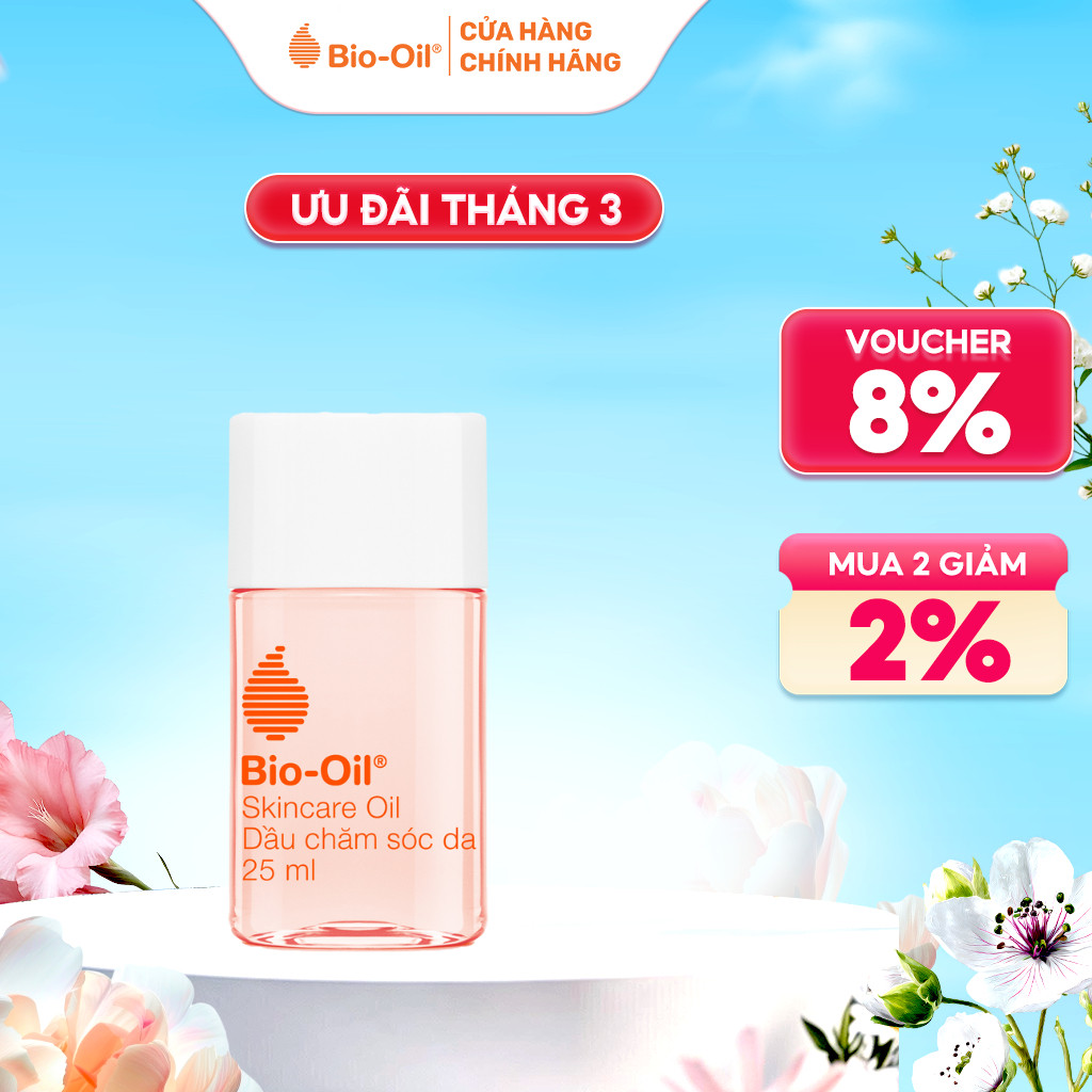 Dầu dưỡng da giúp cải thiện khô sạm và đều màu da, hỗ trợ cải thiện vết rạn da - BIO-OIL Skincare Oi