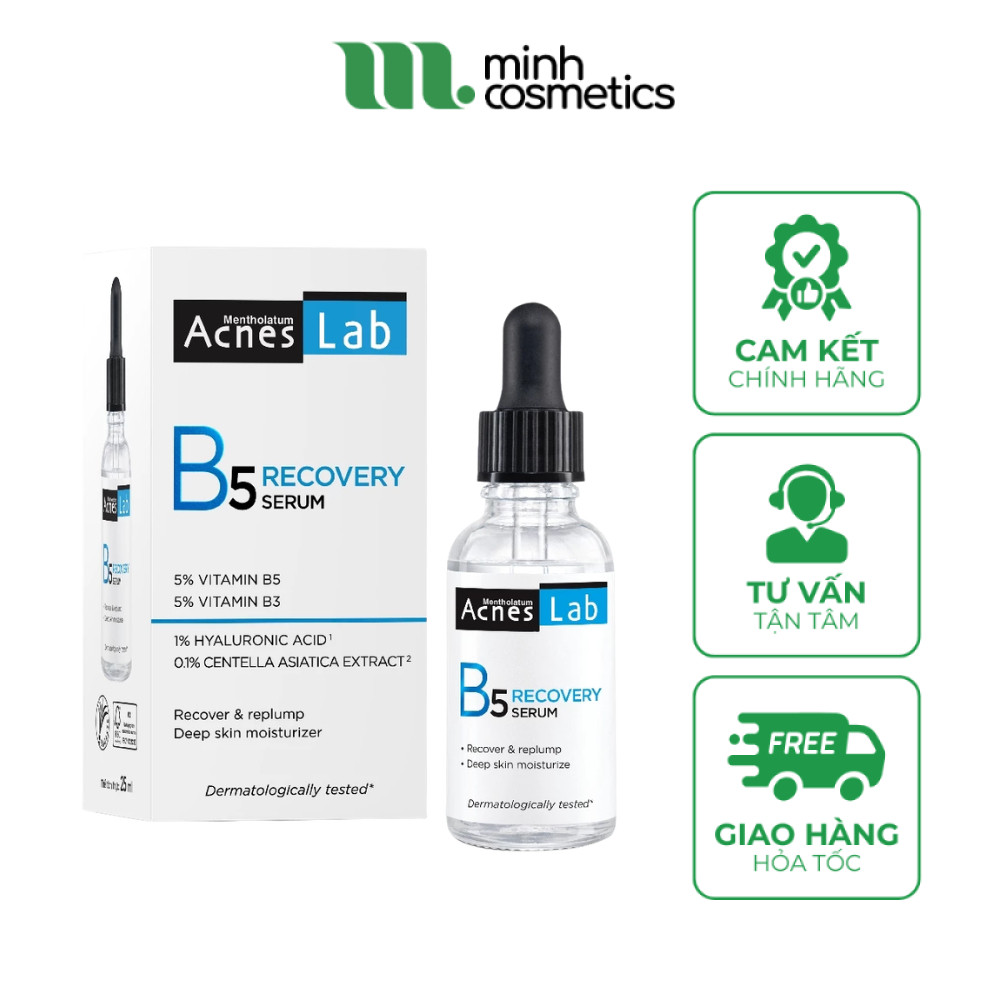 Serum Acnes Lab B5 Recovery Serum 25mL - Dưỡng Ẩm Chuyên Sâu & Làm Dịu Da
