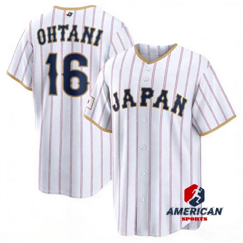 Áo bóng chày trắng Shohei Ohtani World Classic 2026