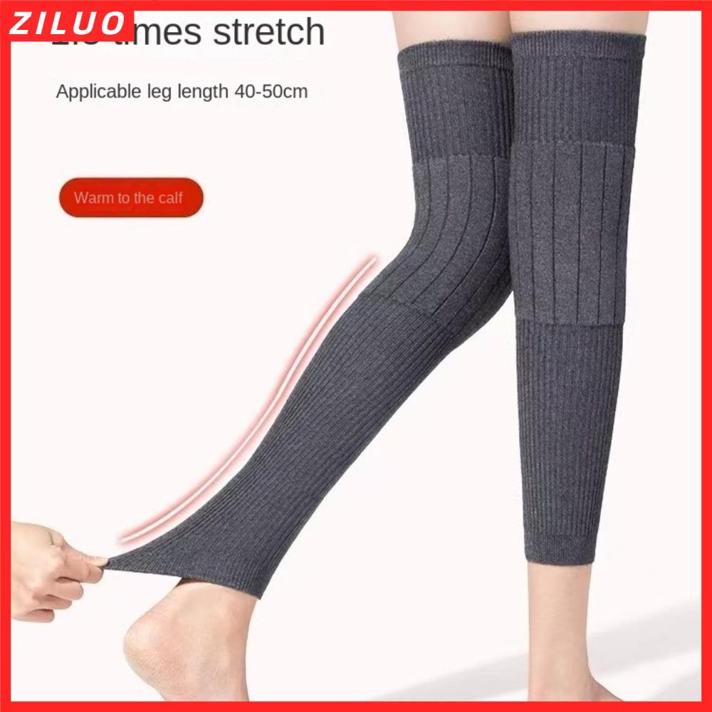 ZUO Miếng Lót Ẩm Đầu Gối KneeCap Cashmere Len Đen/Xám