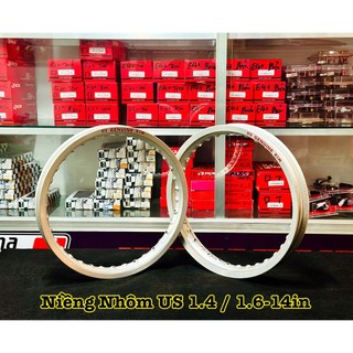 Niềng Nhôm US Chính Hãng ( Size : 1.4 1.6 - 14in ) Dành Cho AE Tay Ga ( GIÁ 1 CẶP ) >>>>