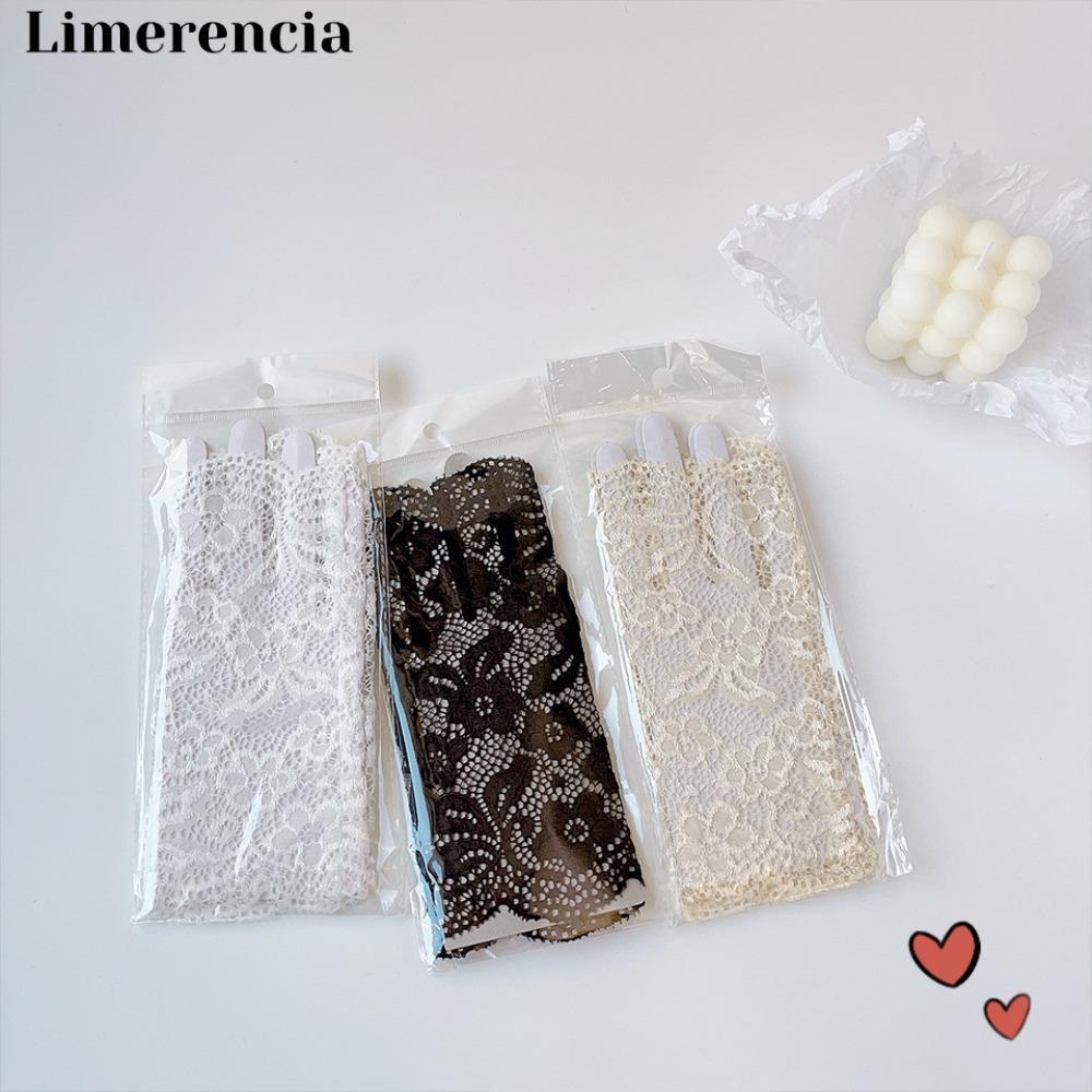 LIMERENCIA Găng tay ren, Găng tay ren Găng tay chống nắng Găng tay cưới cô dâu, Găng tay cưới cô dâu