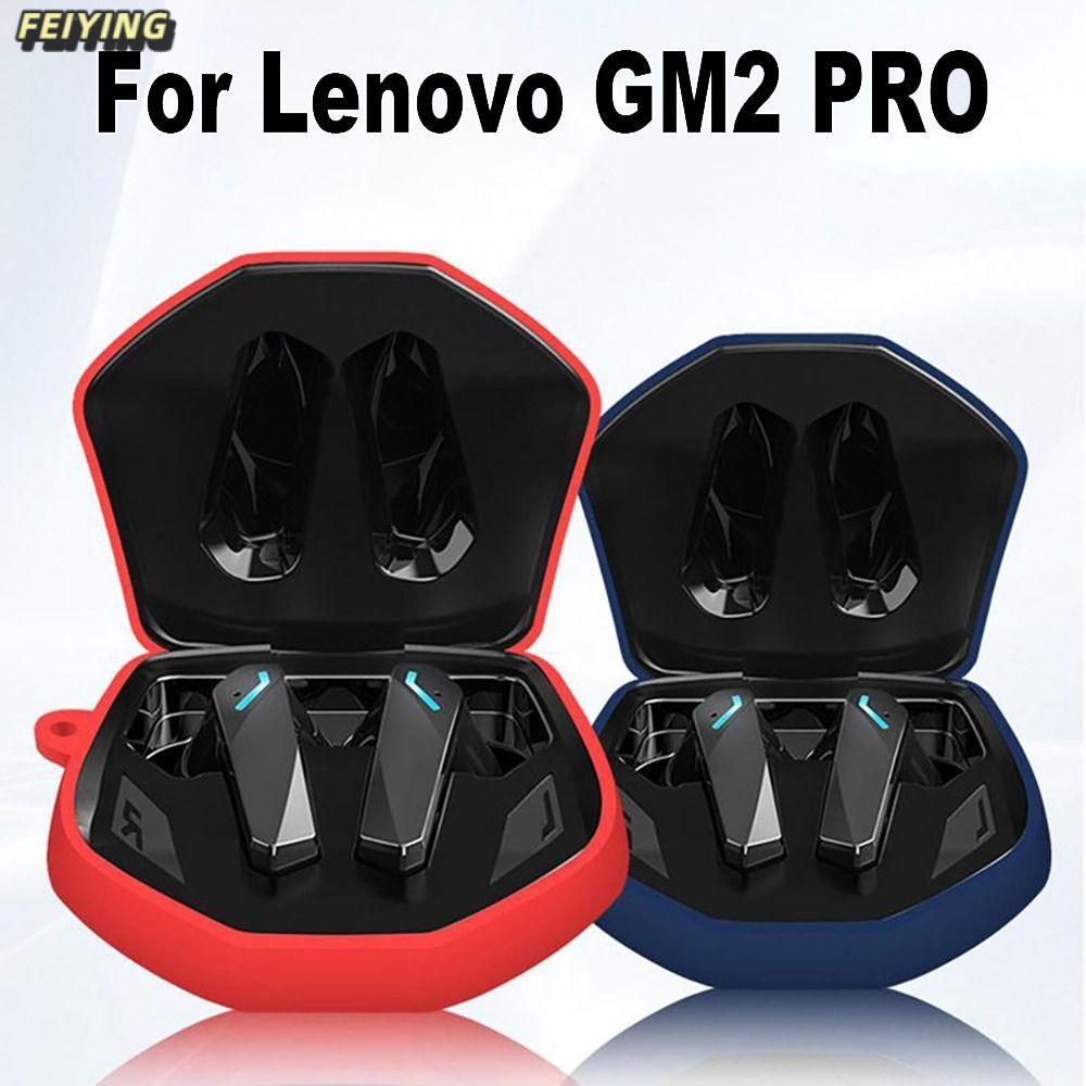 FEIYING Hộp Đựng Tai Nghe Silicon Chống Sốc Chống Bụi với Carabiner Cho Tai Nghe Không Dây Lenovo GM