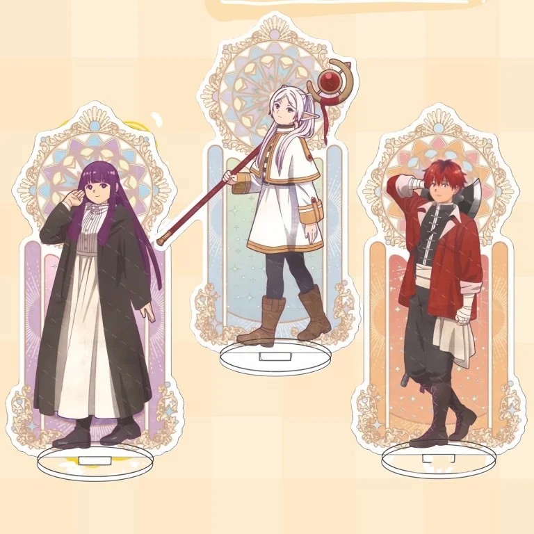 Standee Anime Pháp Sư Tiễn Táng Frieren Sousou no Frieren Mô hình Acrylic Frieren Fern Stark Trang T