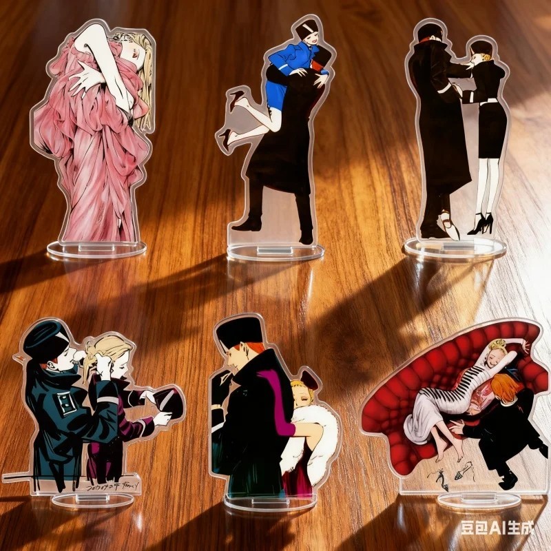 Mô hình Standee Anime Veil Kotteri chất liệu mica acrylic 15cm trang trí bàn làm việc quà tặng manga