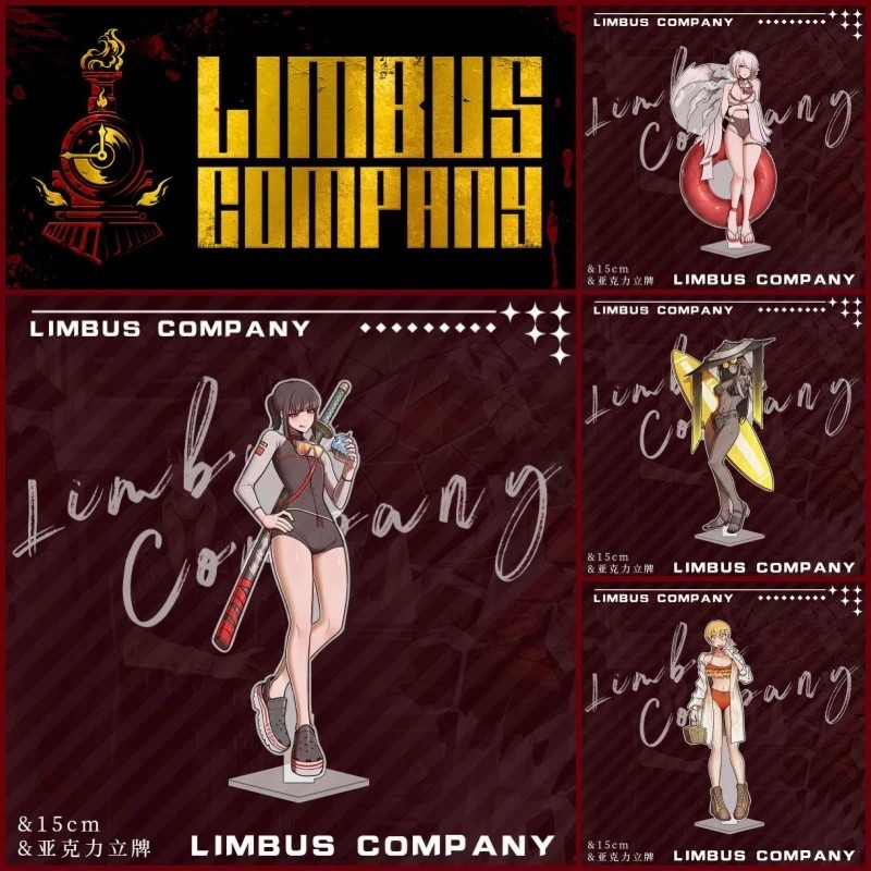 Mô hình Standee Limbus Company mica trang trí nhân vật Ryoshu Faust Sinclair Don Quixote quà tặng An
