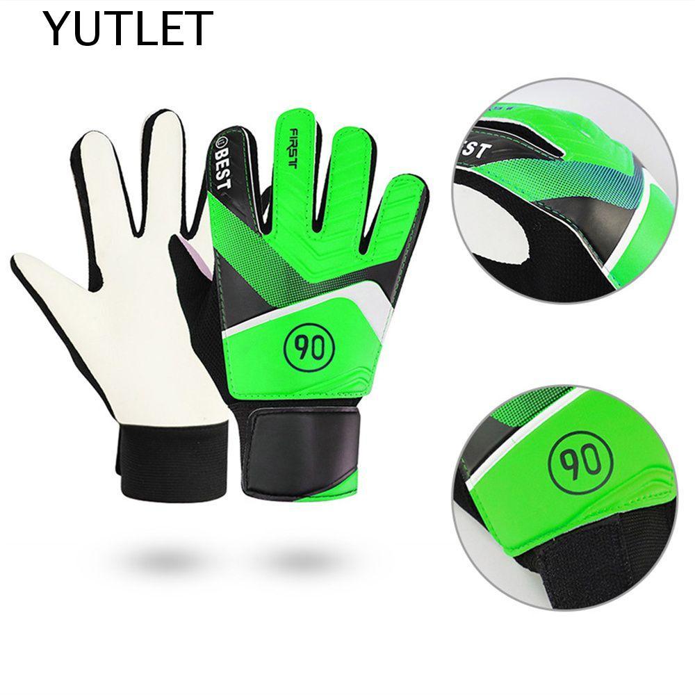 Găng tay thủ môn YUTLET Trẻ em Unisex Full Finger Dày Kids Boy Football Glvoes