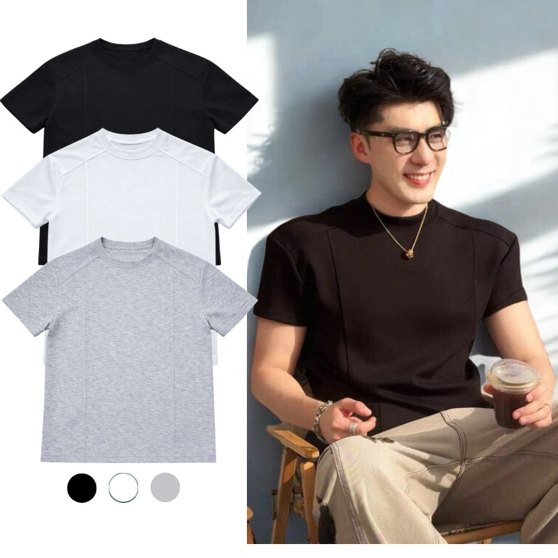Áo Thun Ngắn Tay Cleanfit Tôn Vai Tôn Dáng ZONEF STORE, Áo Thun Mềm Mịn Co Giãn Phong Cách Trẻ Trung