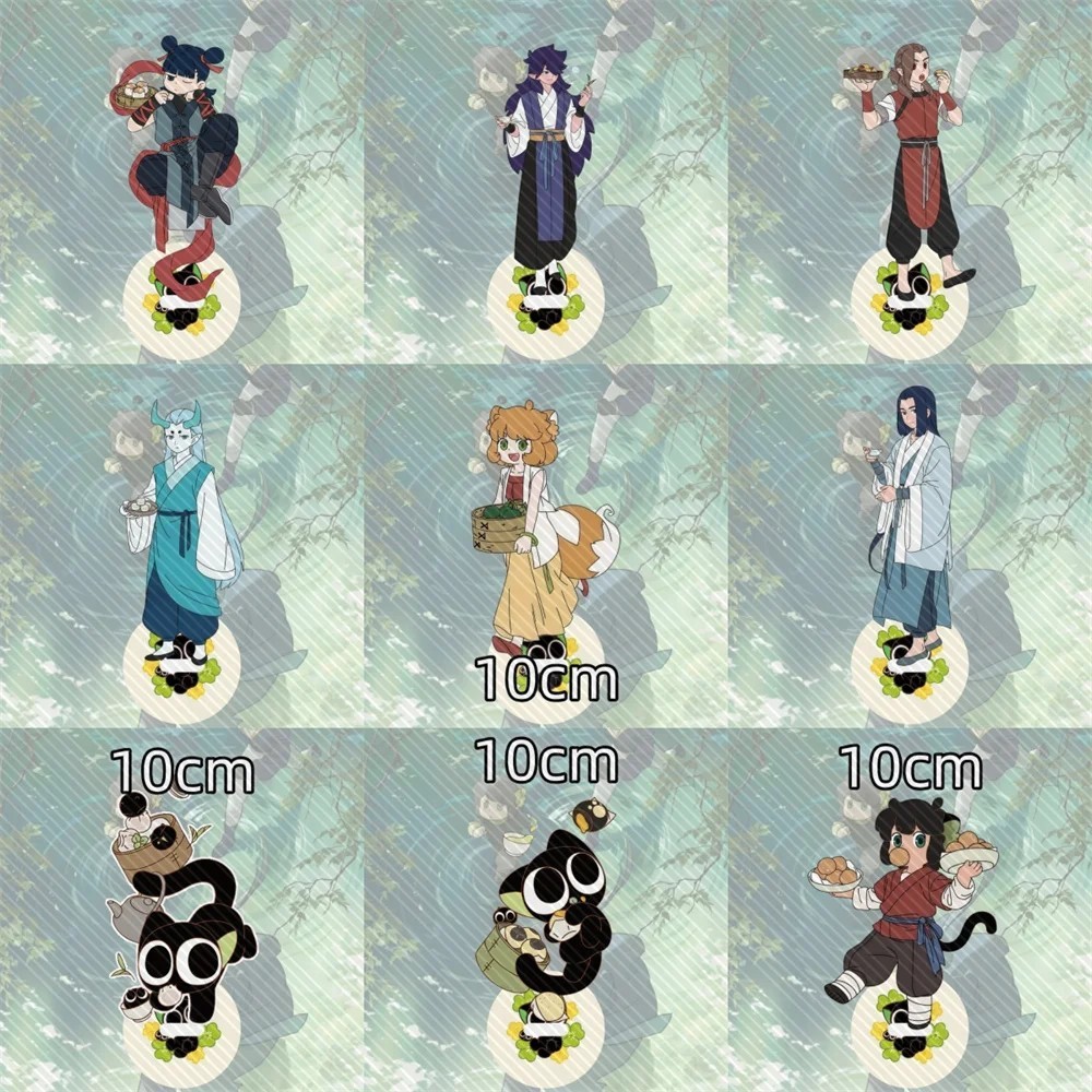 Standee Anime La Tiểu Hắc Chiến Ký The Legend of Hei Mô Hình Mica Trang Trí Bàn Học Phụ Kiện Anime S