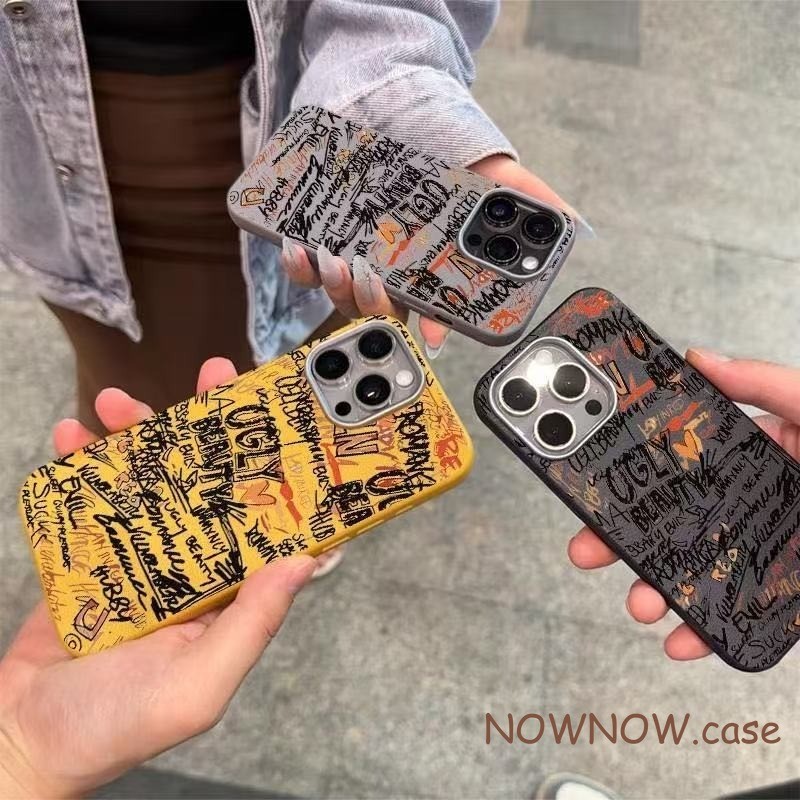 Dành Cho IPhone 17 16 15 14 13 12 11 Pro Max X XR XS Max 7 8 Plus Cool English Graffiti Vỏ Điện Thoạ