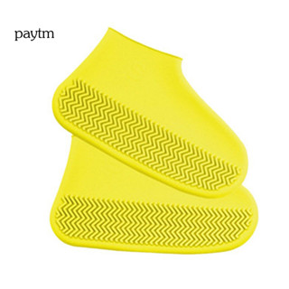 Vỏ giày đi mưa chống trượt PTM Vỏ giày đi mưa bằng silicon chống thấm nước – Giày Overshoes co giãn chống trượt cho nam nữ Tấm bảo vệ giày chống mưa dày dặn cho du lịch ngoài trời