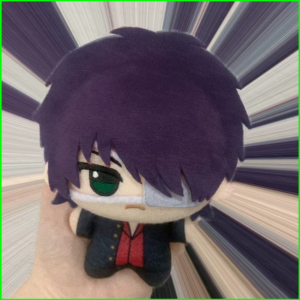 PS1 Gintama Takasugi Shinsuke Plushie Manga Merch Dễ Thương Sang Trọng Túi Búp Bê Charm SP1