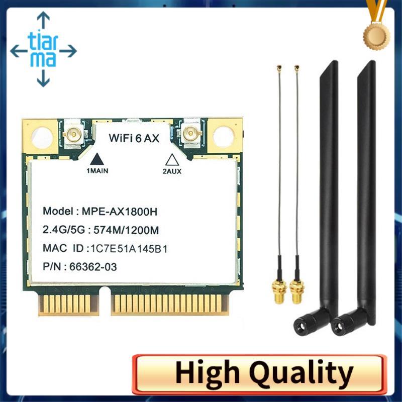 -AX1800H MT7921 WiFi6 Card mạng Băng tần kép 2.4G / 5G Mini Pcie Card BT5.2 cho Laptop Win10 / 11