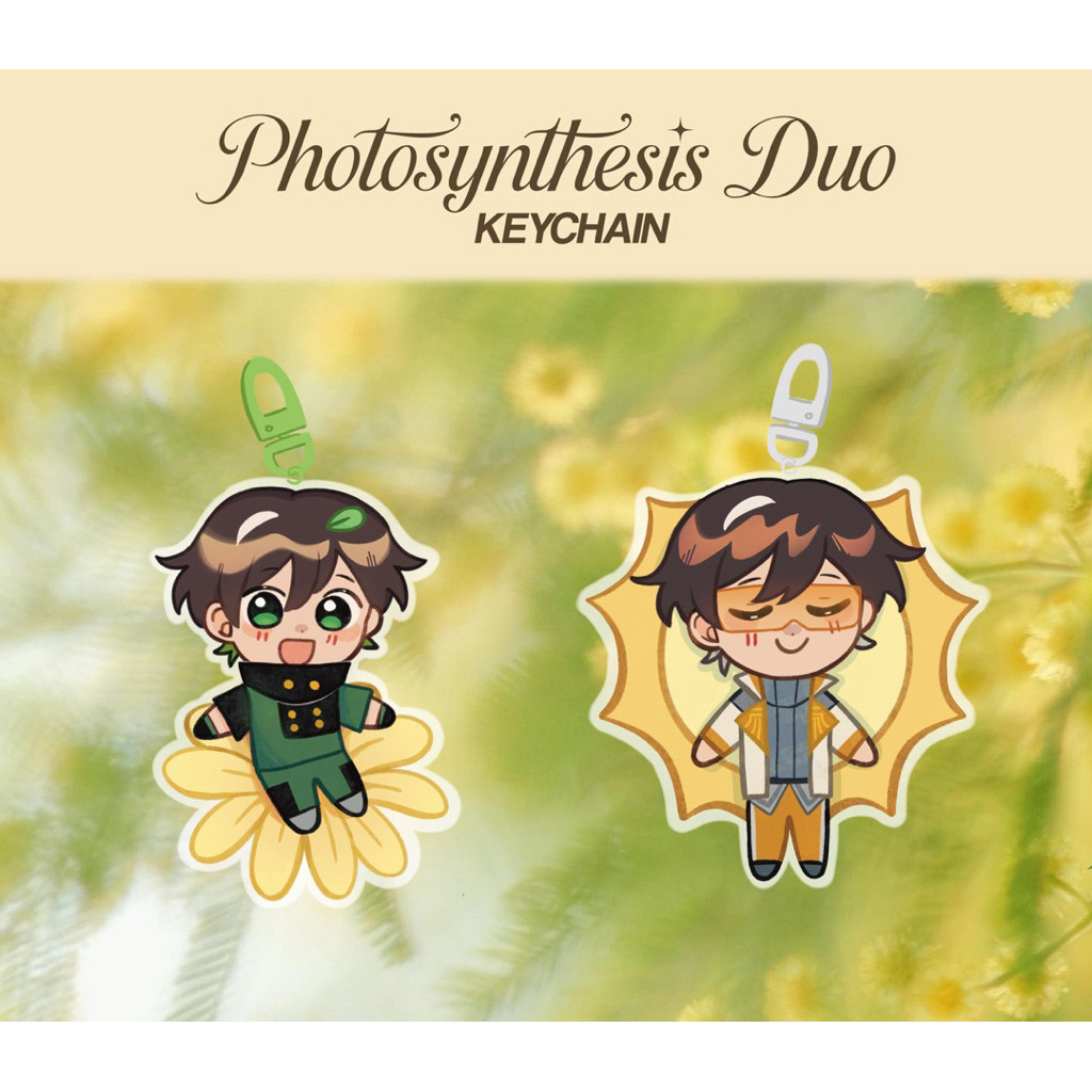Boboiboy Galaxy- Photosynthesis Duo Keychains
