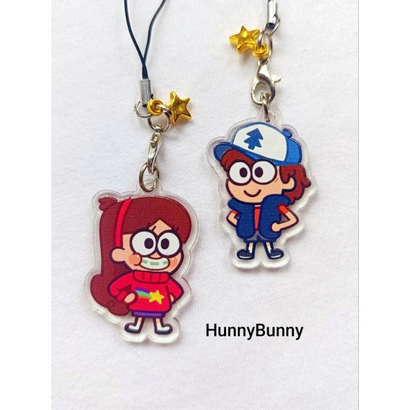 [NEW] GRAVITY FALLS mabel dipper pines charm phone straps fanmerch