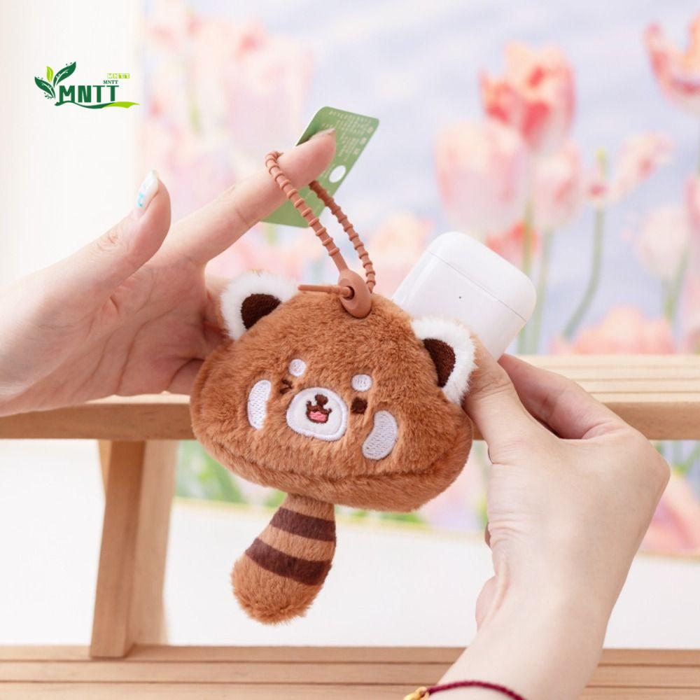 MNTT Red Panda Plush Keyring Soft Creative Kids