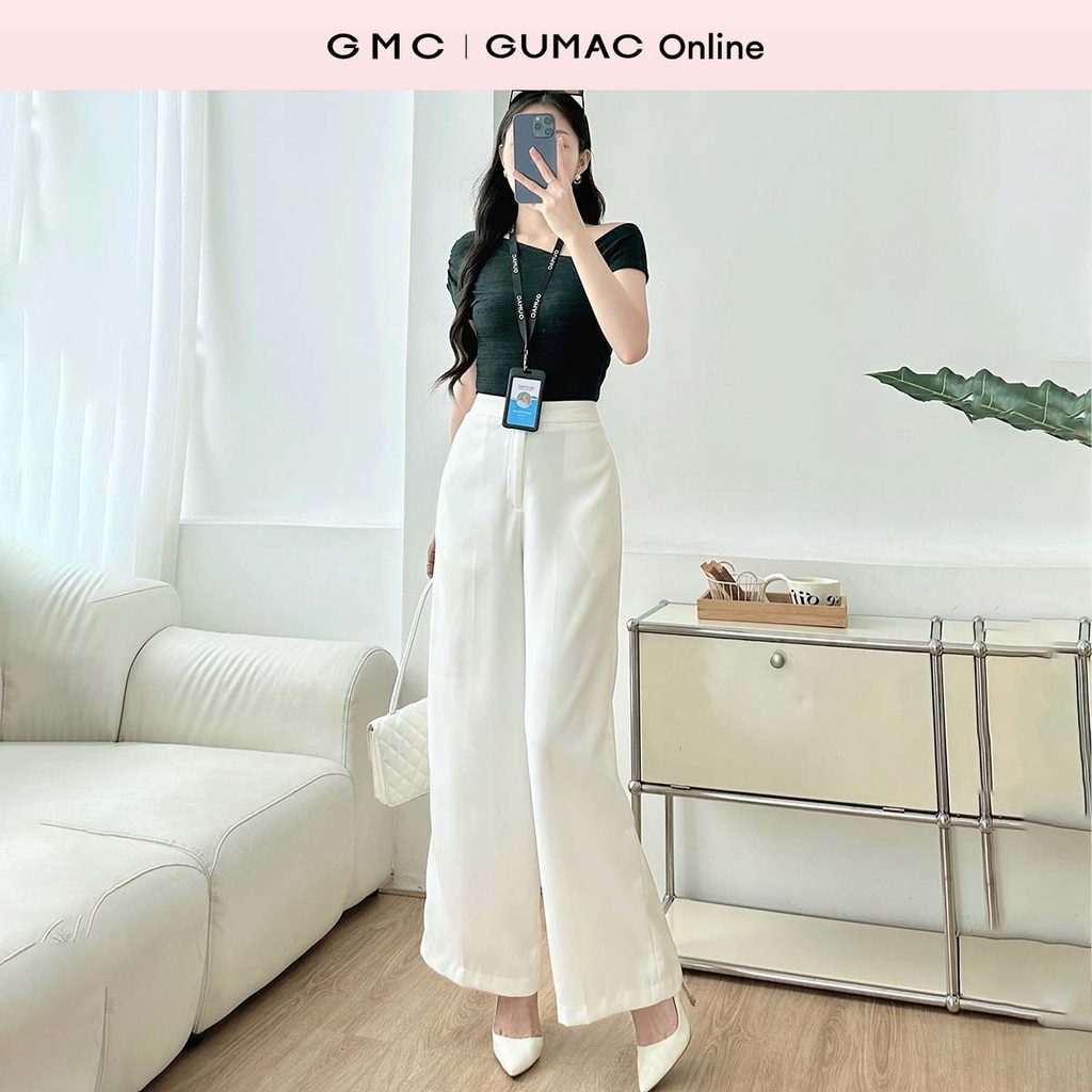 Quần tây nữ ống suông túi dọc thời trang GUMAC QE06067