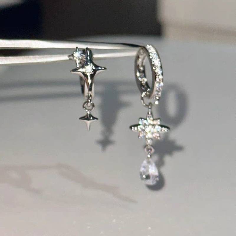 Smart and Playful Full Diamond Flash Earrings XINGX Earrings Earrings Smart and Playful Full Diamond