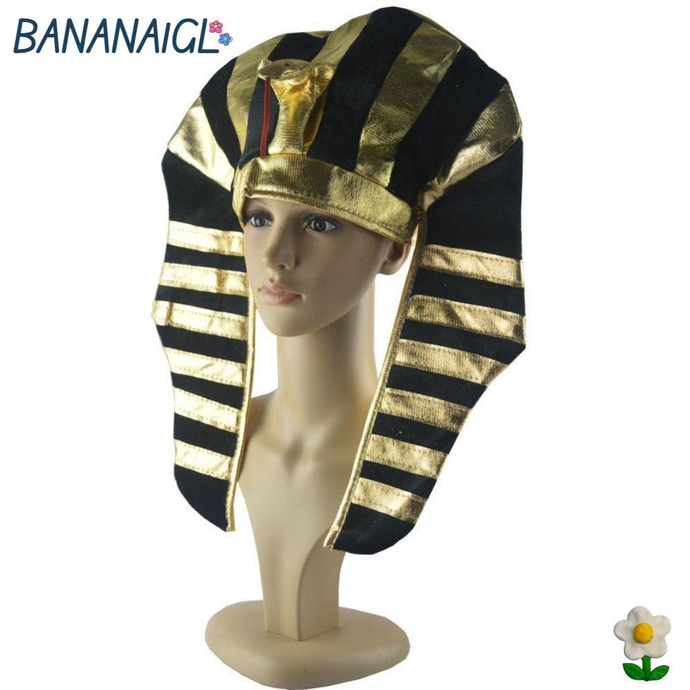 BANANA1GL Mũ Vua Ai Cập, Mũ Pha Lê Lịch Sử Đầu Rắn, Thiết Kế Ngộ nghĩnh Cao Cấp Theo Chủ Đề Đầu Rắn 
