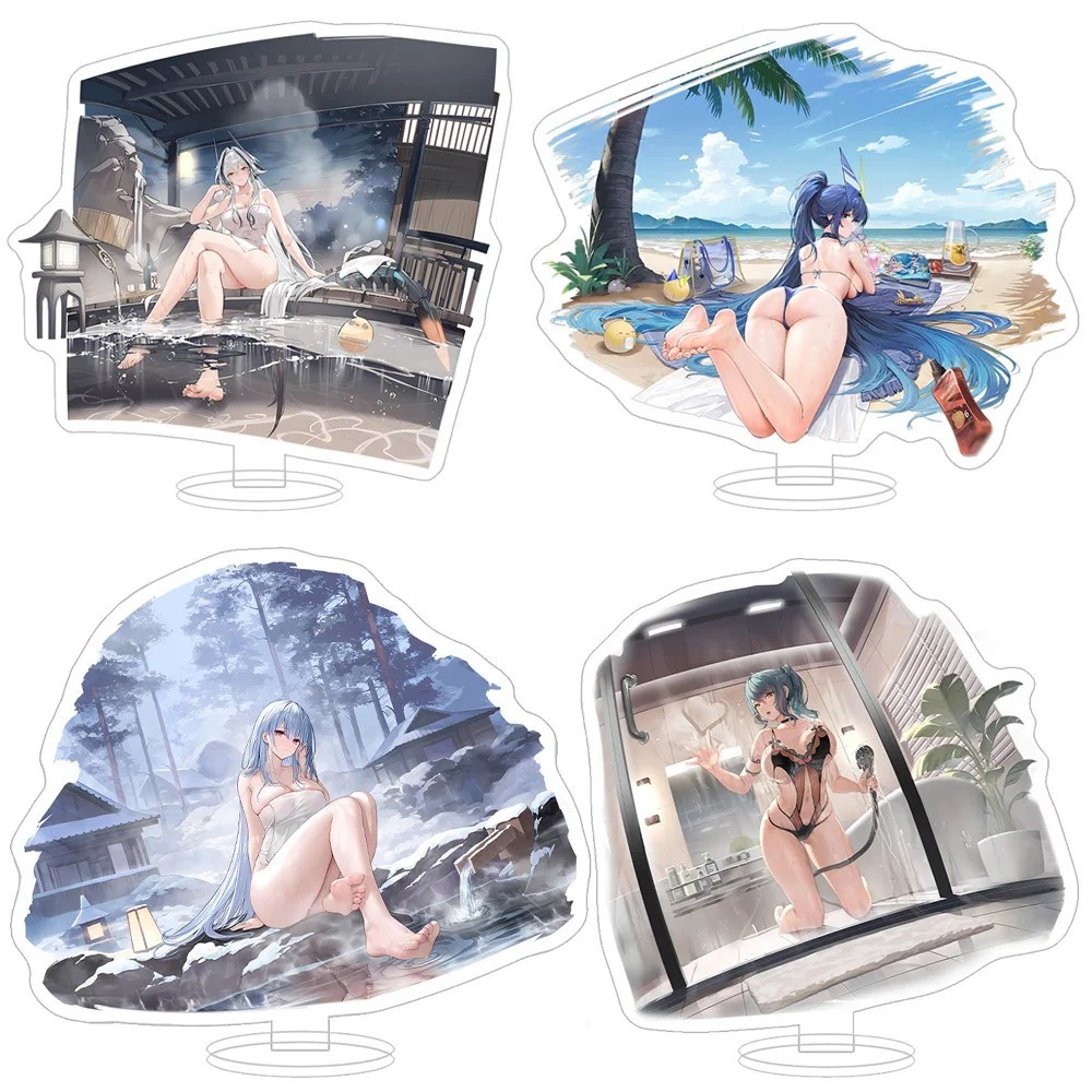 Standee Azur Lane Mô hình Mica Nhân Vật Emden Graf Zeppelin Illustrious Odin Plymouth San Francisco 