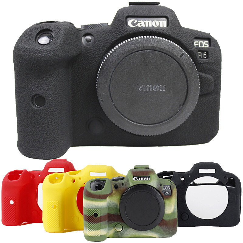 Ốp Lưng Camera Cao Su Cho Can & n 5D2 77D 750D 90D 80D 6D2 6D Mark II R6 70D