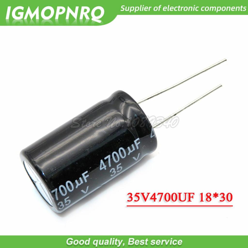 5 CÁI 35V4700UF 18 * 30mm 4700UF 35V 18 * 30 Tụ điện phân nhôm