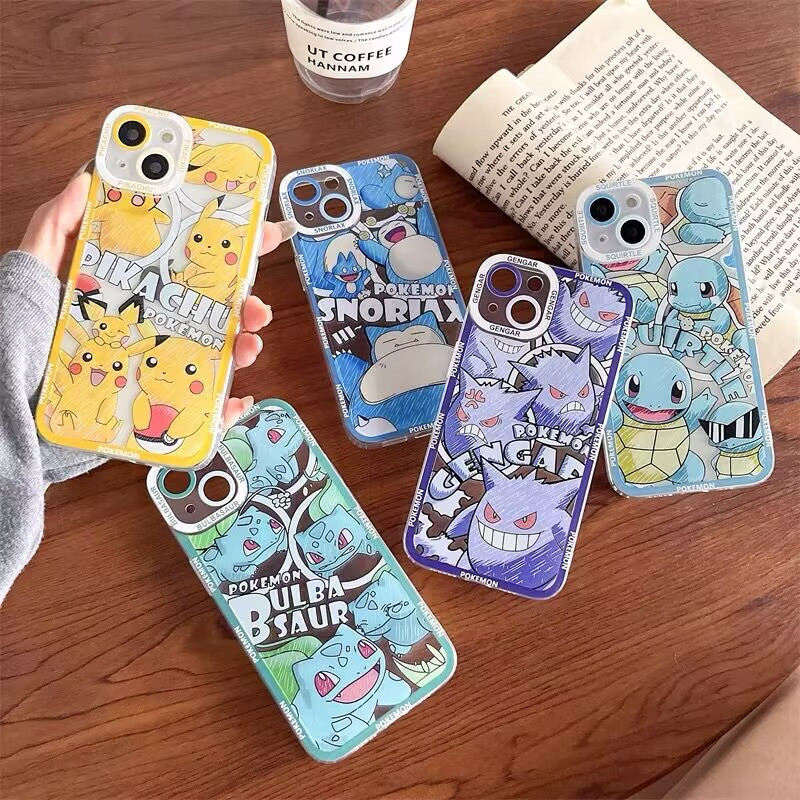 Phim Hoạt Hình Anime Pokemon Pikachu Gengar Eevee Ốp Lưng Điện Thoại Infinix Tecno Spark GO 2022 202