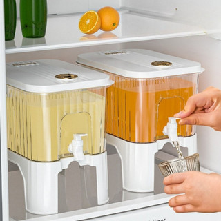 Bình Đựng Nước Tủ Lạnh 3-9L Có Vòi Rót DINO, Bình Nước Ép, Trà Trái Cây Có Chân Đế, Lõi Lọc Trà
