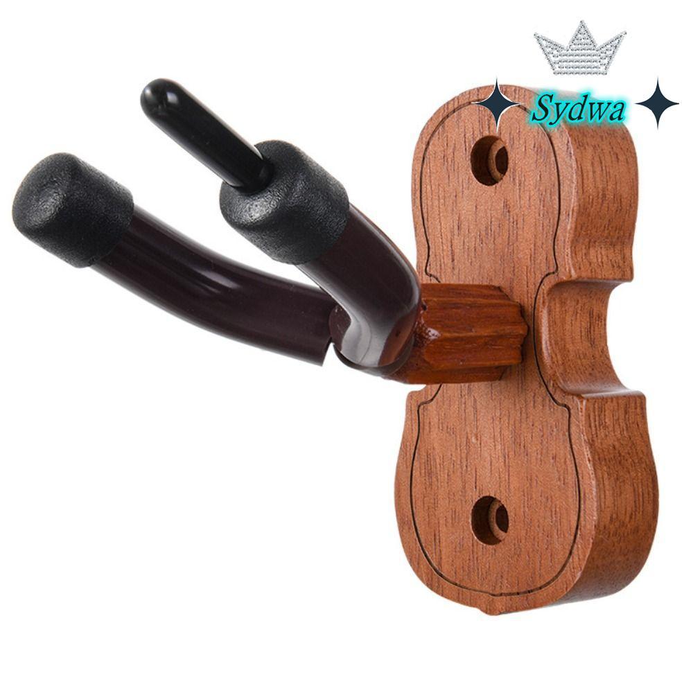 Móc treo đàn violin SYDWA, Móc treo đàn violin đế gỗ treo tường, phổ biến có móc nơ Đàn violin chống