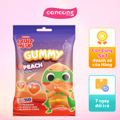 FRUIT ME UP KẸO DẺO VỊ ĐÀO TÚI 80G