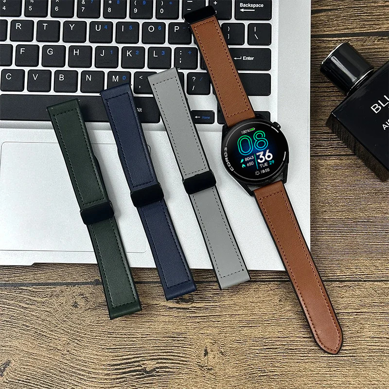 Da + Dây Silicon Cho COROS APEX 4 42mm PACE Pro / 3 CMF Đồng Hồ 3-2 Pro Dây Đeo Tay Từ Tính Suunto D