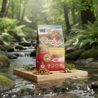 THỨC ĂN CAO CẤP DÀNH CHO CHÓ GRANDMAGIC bao 1kg - Thức Ăn Hạt Cho Chó - Hạt Cho Chó - KPETMART