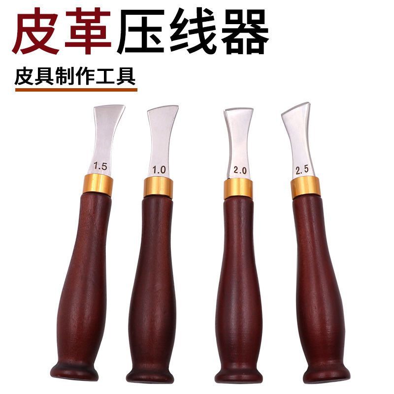 Crimper Da Dụng Cụ Đa Năng Tự Làm Da Hàng Tay Con Lăn Cạnh Crimper Đánh Dấu Cạnh Crimper / /❤1.10