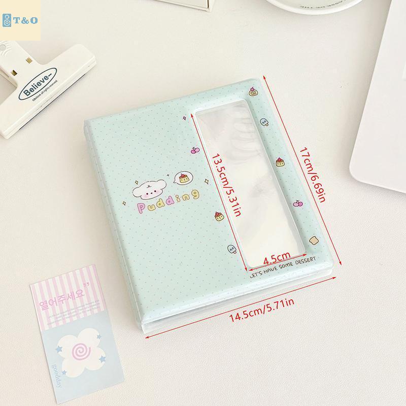 T & O phim hoạt hình Photo Booth Album 40pcs 2x6 Strips 20pcs 4x6 4R ảnh lưu trữ cuốn sách