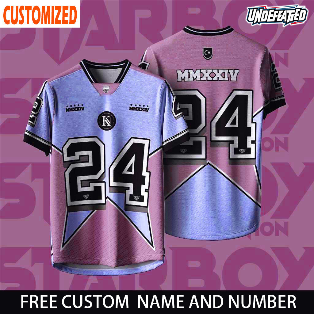 Áo sơ mi NFL 2025 đặc biệt, có thể ghi tên, nam nữ, size lớn, phong cách Hàn Quốc