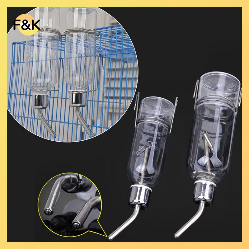 F & K Little Pet Rat Water Drinking Bottle Hamster Rabbit Dispenser Hình trụ Feeder.