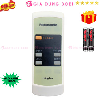 Remote Điều Khiển Quạt Đứng và Treo Panasonic F-409k - Living Fan (5 nút bấm) Tặng pin - GD Bo Bi