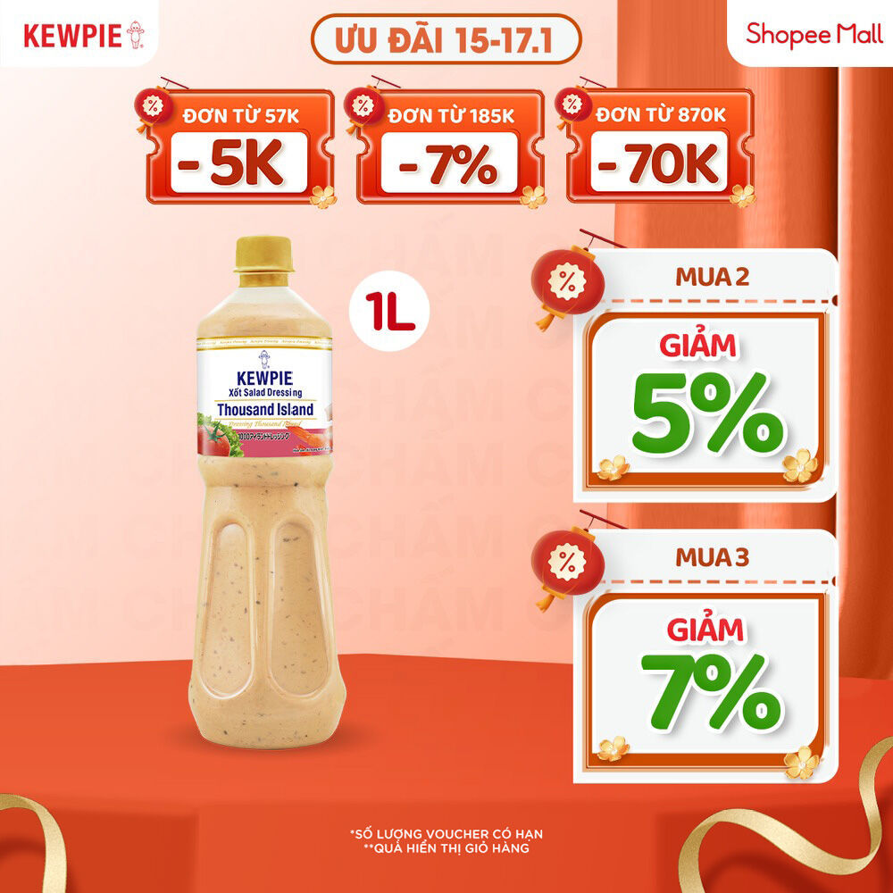 Xốt Salad Dressing Thousand Island Kewpie 1L