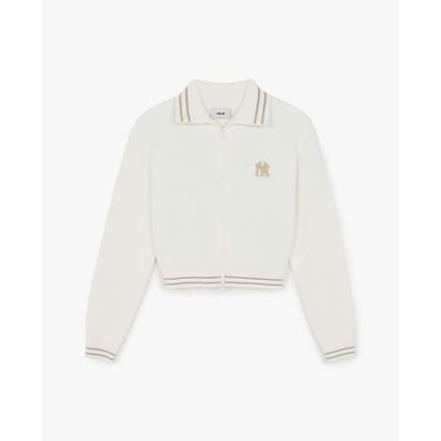 MLB - Áo khoác cardigan nữ cổ bẻ Classic Monogram_3FKCM0261-50IVS