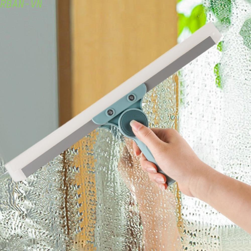 Floor and Window Wiper with 180 Degree Rotatable Design and Rubber Scraper Blade