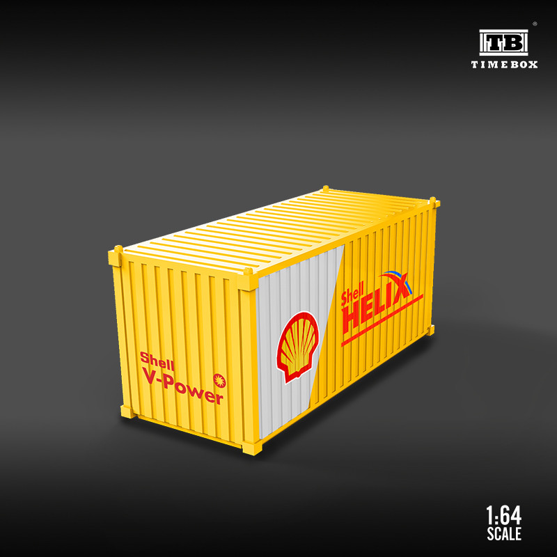 [ORDER] Mô hình diorama TIME BOX 1:64 Alloy 20ft Container-Shell Paint TB640128