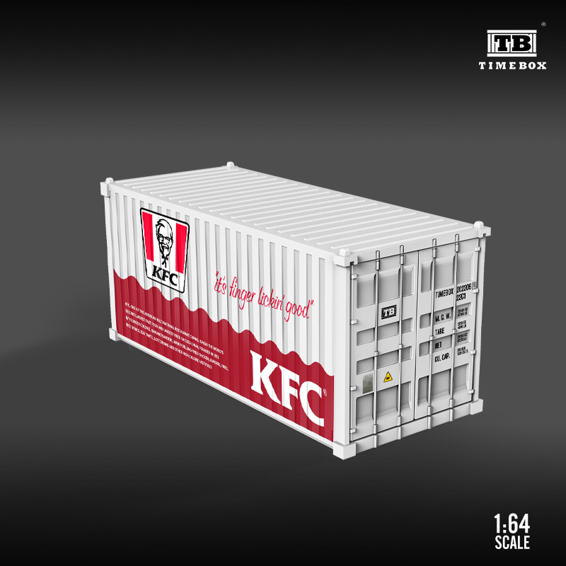 [PRE-ORDER] Mô hình diorama TIME BOX 1:64 Alloy 20ft Container-KFC TB640142