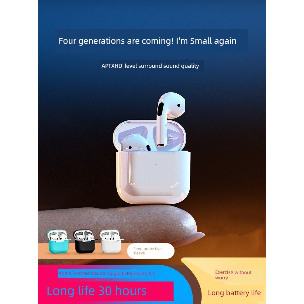 Thích hợp cho Apple iPhone16 / 15 / 14 / 13 / 12 / Pro / Max Tai nghe Bluetooth không dây tuổi thọ p