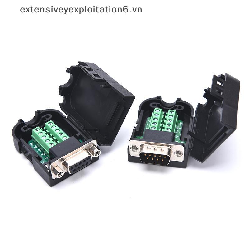 # expen # DB9 Connector RS232 Nam Nữ 9 Pin RS485 Đầu nối đột phá.
