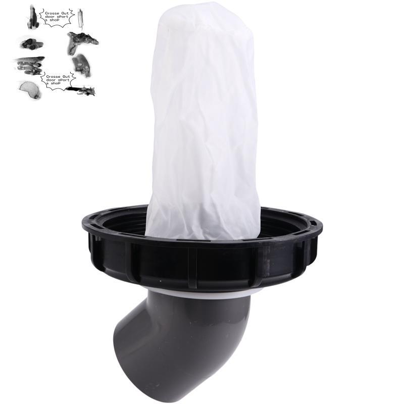 IBC Ton Pail Phụ kiện Ton Pail Nhựa có bộ lọc Ton Pail Cover DN150 Đen DN150-165MM 45 độ